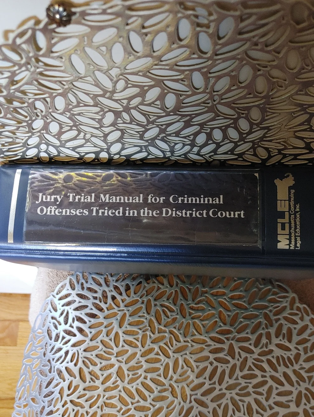 Blue Jury Trial Manual for Criminal Offenses